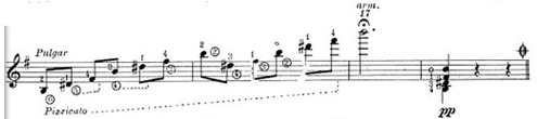 Segovia bars 37-39